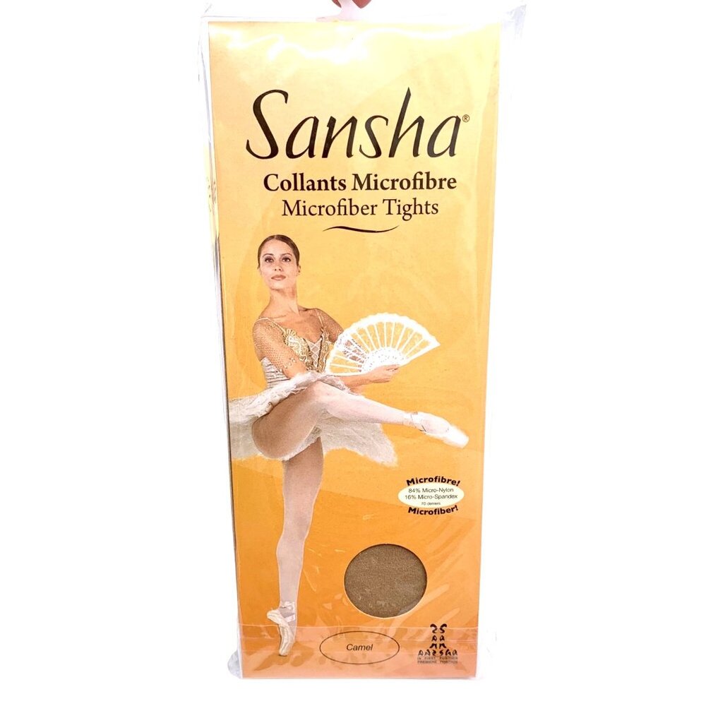 Sansha Adult Camel Footed Tights Pack of 2 Dance Ballet Jazz Tap Lyrical T99 - Picture 3 of 9